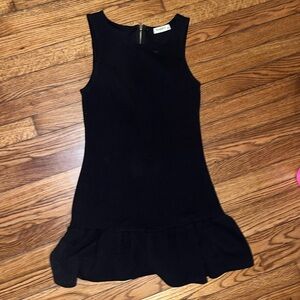 Black mini dress
